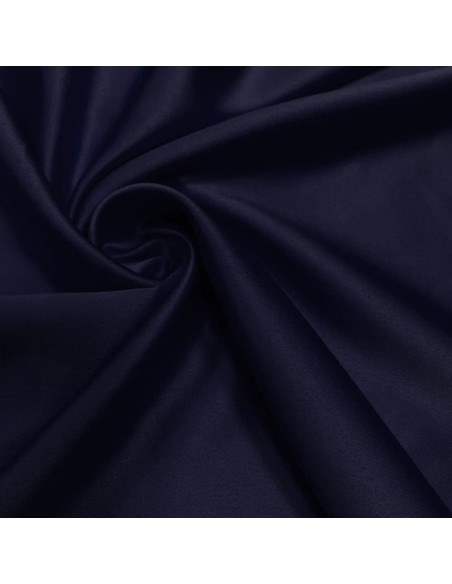 Elastischer Satin-Stoff - Dunkelblau