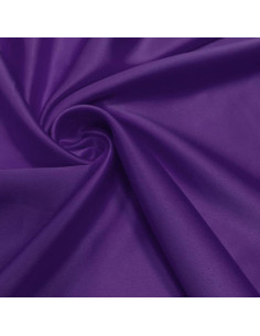 Dehnbarer Satinstoff - Violett