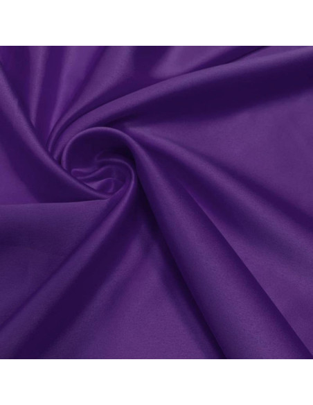 Dehnbarer Satinstoff - Violett
