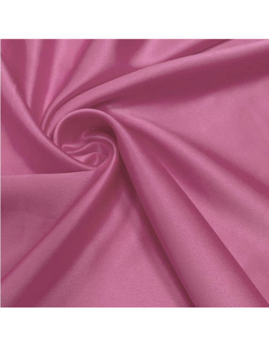 Elastischer Satin-Stoff - Dunkelrosa