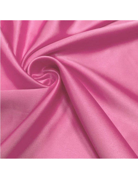 Elastischer Satin-Stoff - Rosa