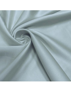 Elastischer Satin-Stoff - Perlgrau