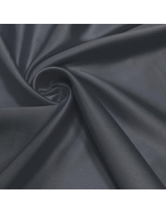 Elastischer Satin-Stoff - Anthrazit