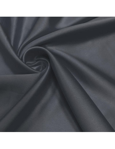 Elastischer Satin-Stoff - Anthrazit