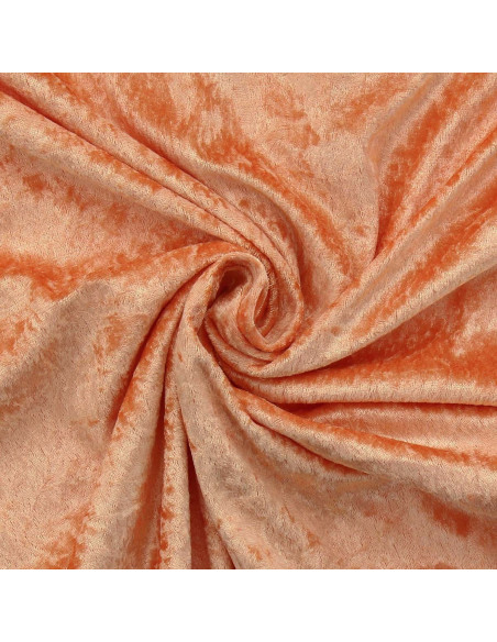 Pannesamtstoffe - Orange