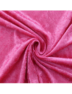 Pannesamtstoffe - Fuchsia
