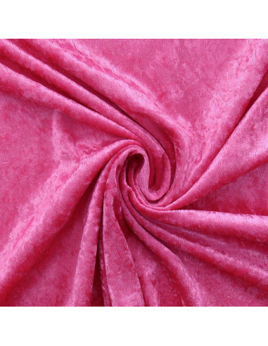 Pannesamtstoffe - Fuchsia