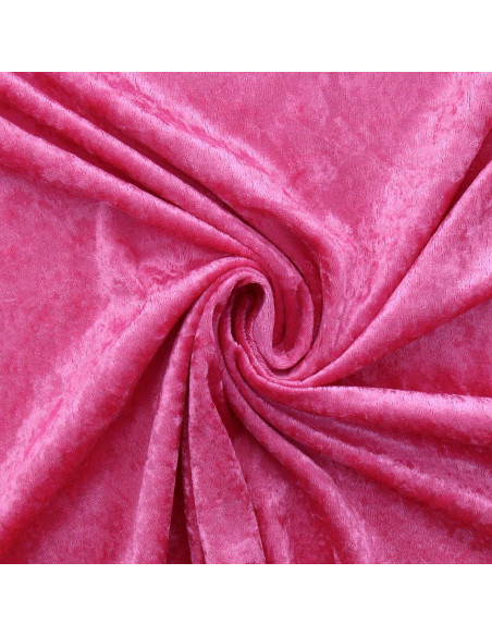 Pannesamtstoffe - Fuchsia