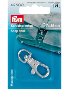 Metallkarabiner 7 x 38 mm - Silber