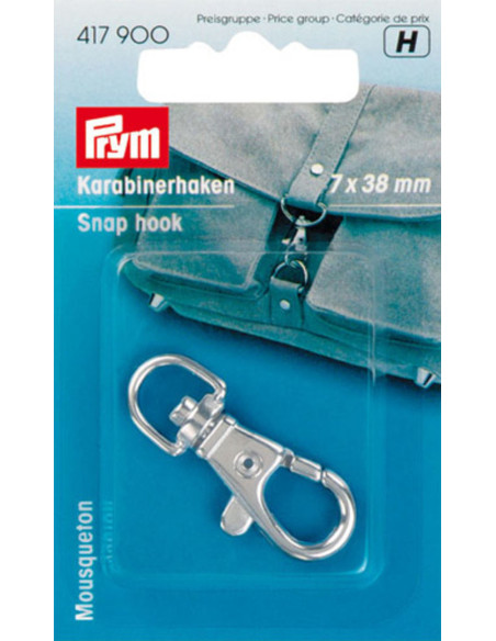Metallkarabiner 7 x 38 mm - Silber