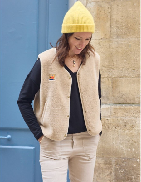 Sherpa-Westenmuster - Atelier Scämmit