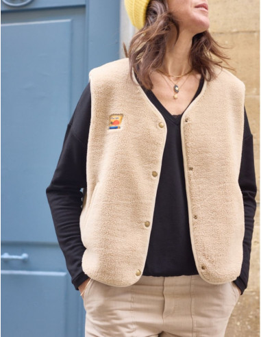 Sherpa-Westenmuster - Atelier Scämmit