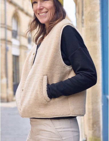 Sherpa-Westenmuster - Atelier Scämmit