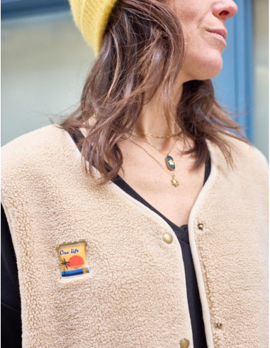 Sherpa-Westenmuster - Atelier Scämmit
