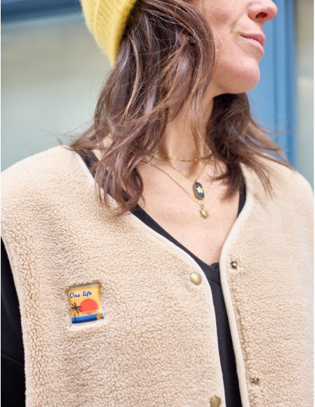 Sherpa-Westenmuster - Atelier Scämmit