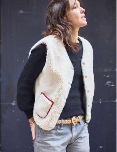 Sherpa-Westenmuster - Atelier Scämmit