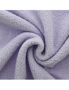 Teddy-Schlingenfellstoff - Lavendel
