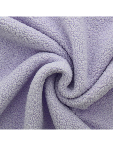 Teddy-Schlingenfellstoff - Lavendel
