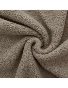 Teddy-Schlingenfellstoff - Beige