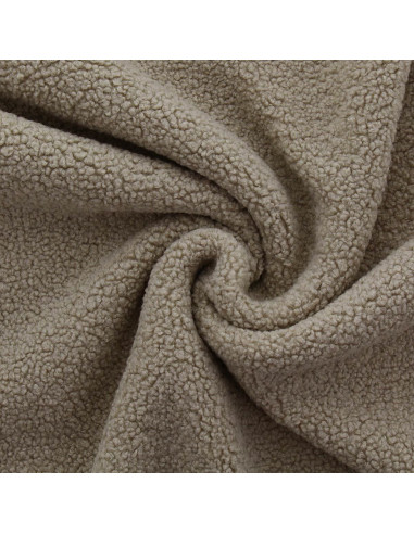 Teddy-Schlingenfellstoff - Beige