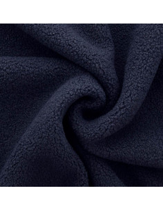 Teddy-Schlingenfellstoff - Marineblau