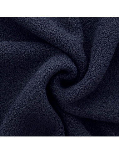 Teddy-Schlingenfellstoff - Marineblau