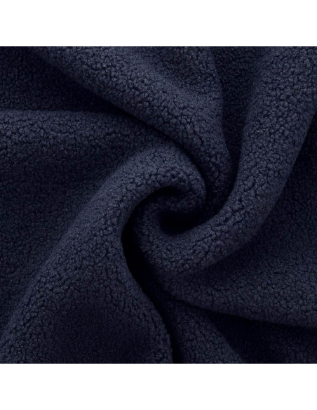 Teddy-Schlingenfellstoff - Marineblau