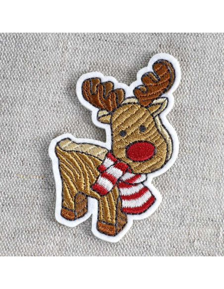 Bügelbild Es ist Weihnachten - Rentier