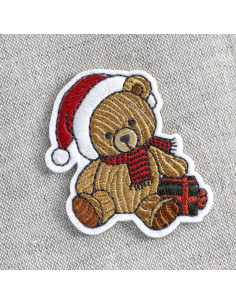Bügelbild Weihnachten - Bär