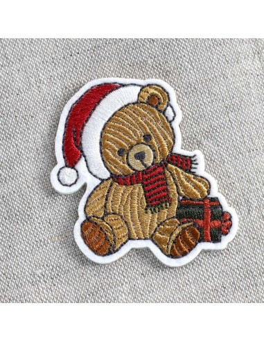 Bügelbild Weihnachten - Bär