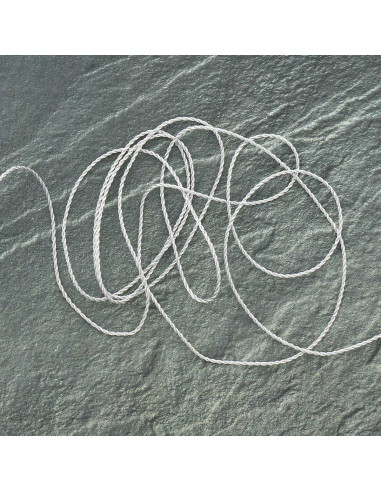 Lurex-Kordel 1,5 mm - Silber