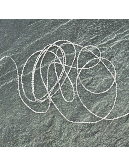 Lurex-Kordel 1,5 mm - Silber