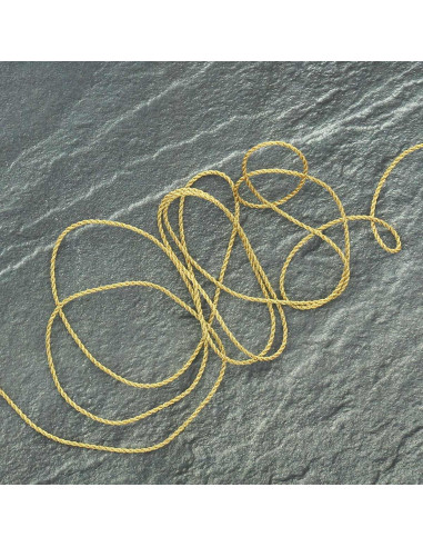 Lurex-Kordel 1,5 mm - Gold