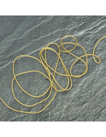 Lurex-Kordel 1,5 mm - Gold