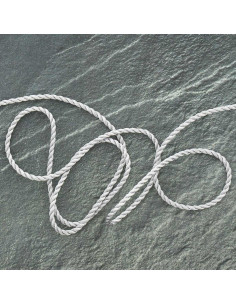 Lurex-Kordel 3 mm - Silber