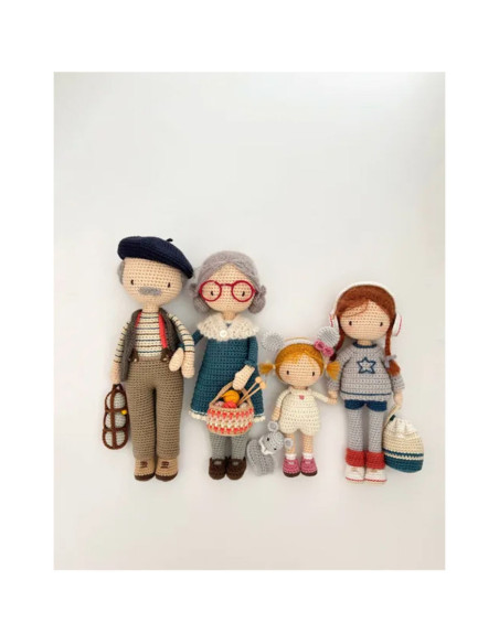 Buch "Die Familie von Lulu" zum Häkeln