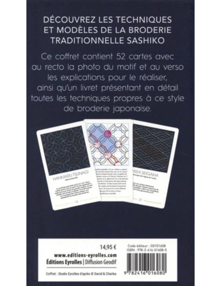 Sashiko-Musterbox - 52 Stickmotive