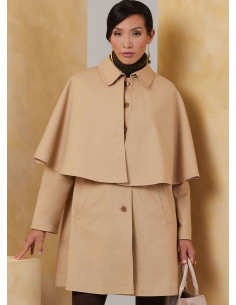 Mantelschnittmuster - Vogue 2074