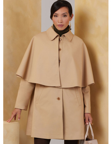 Mantelschnittmuster - Vogue 2074