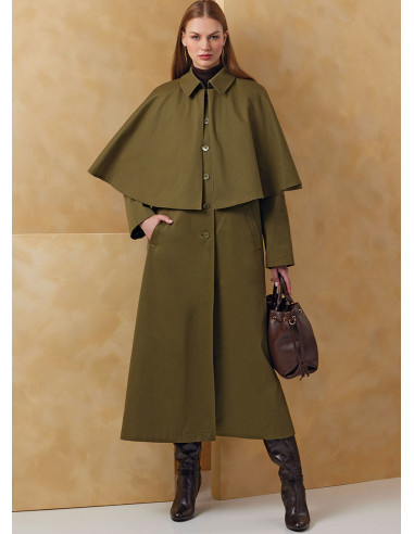 Mantelschnittmuster - Vogue 2074