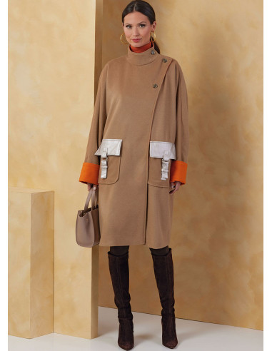 Mantelschnittmuster - Vogue 2075
