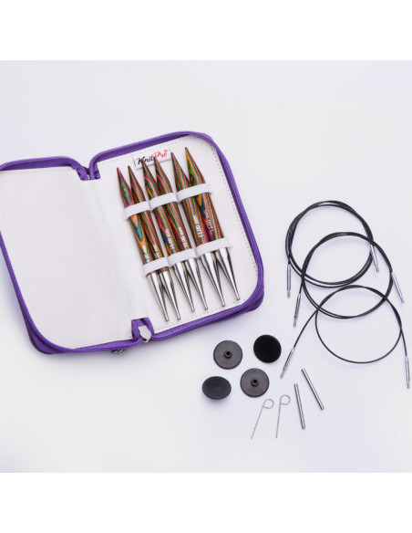 KnitPro Chunky Symfonie Wood Rundstricknadel-Set