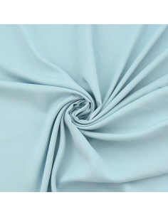 Viskose-Popeline-Stoff - Babyblau