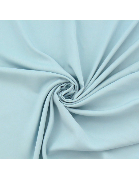 Viskose-Popeline-Stoff - Babyblau
