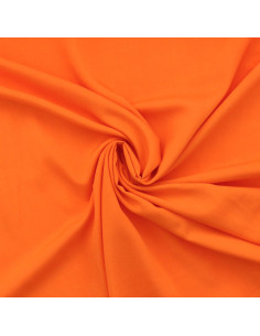 Viskose-Popeline-Stoff - Orange