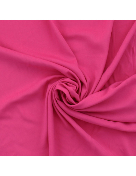Viskose-Popeline-Stoff - Fuchsia