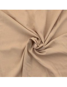 Viskose-Popeline-Stoff - Beige