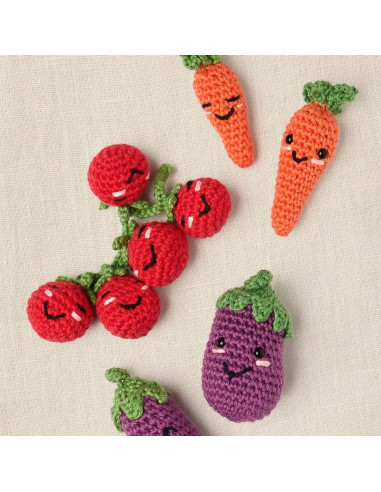 Amigurumi-Set - Unsere Freunde, die Gemüse