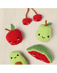 Amigurumi-Set - Unsere Freunde, die Früchte 2