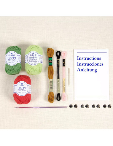 Amigurumi-Set - Unsere Freunde, die Früchte